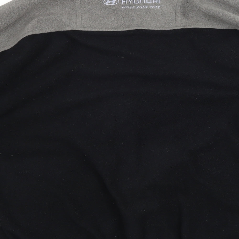 Hyundai Mens Black  Fleece Jacket  Size M