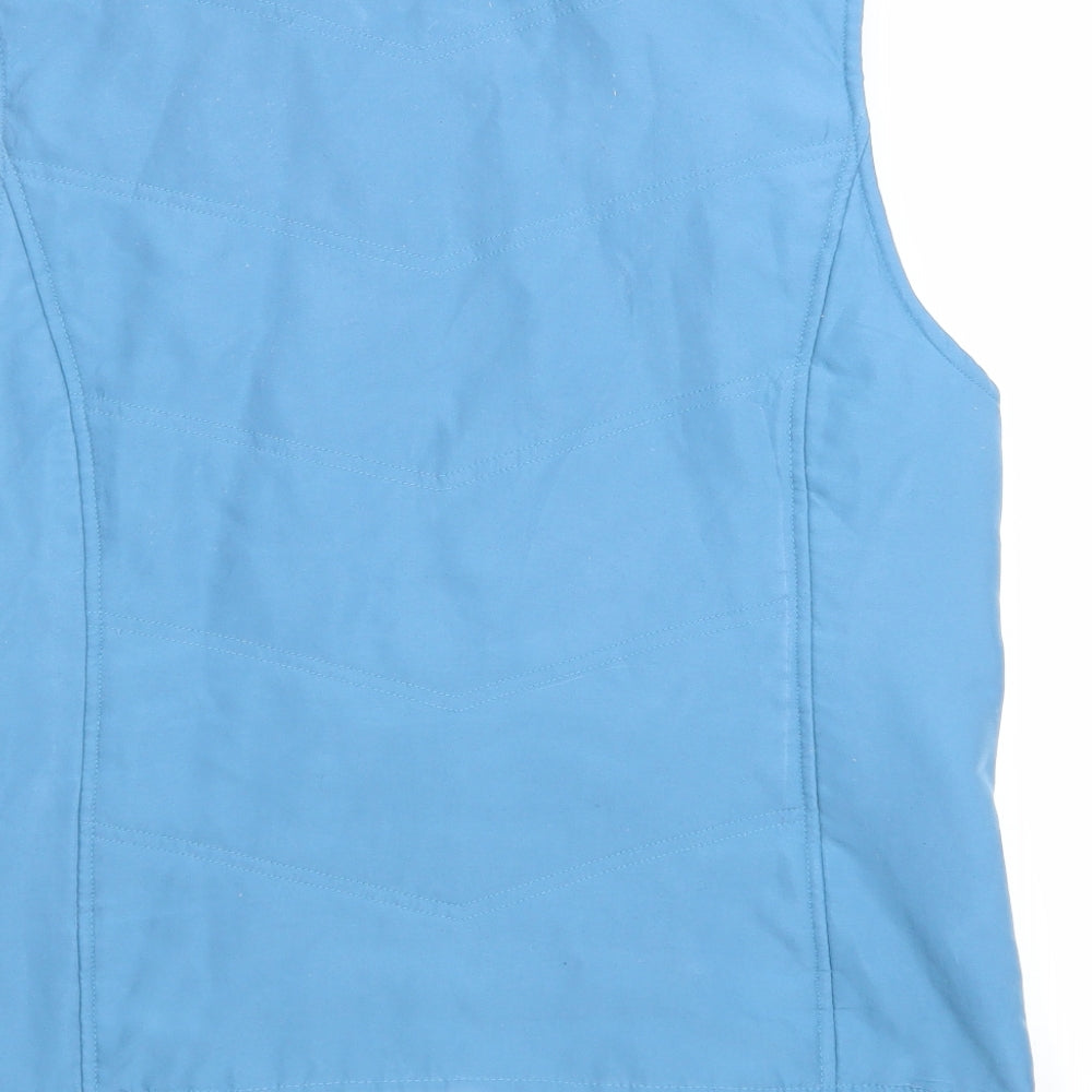 EWM Womens Blue   Gilet Coat Size M