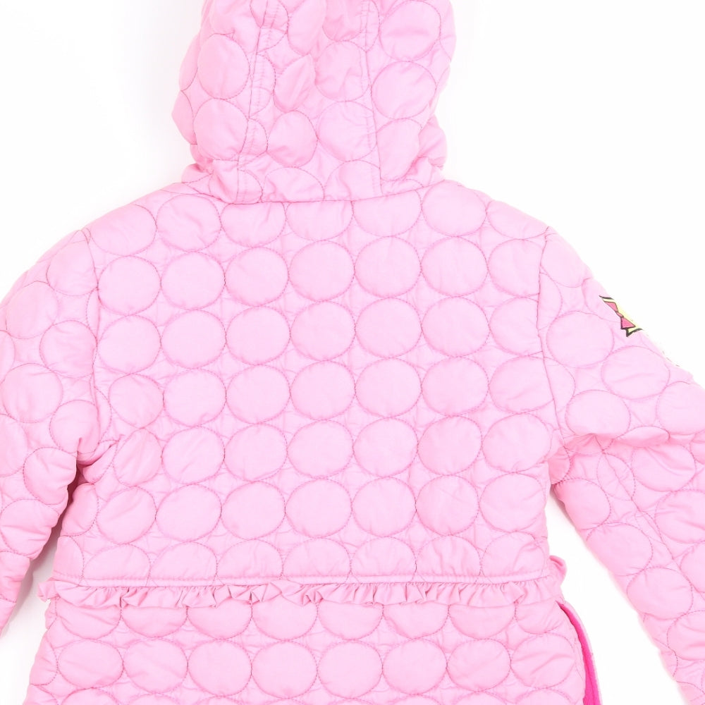Disney Girls Pink   Jacket Coat Size 7-8 Years