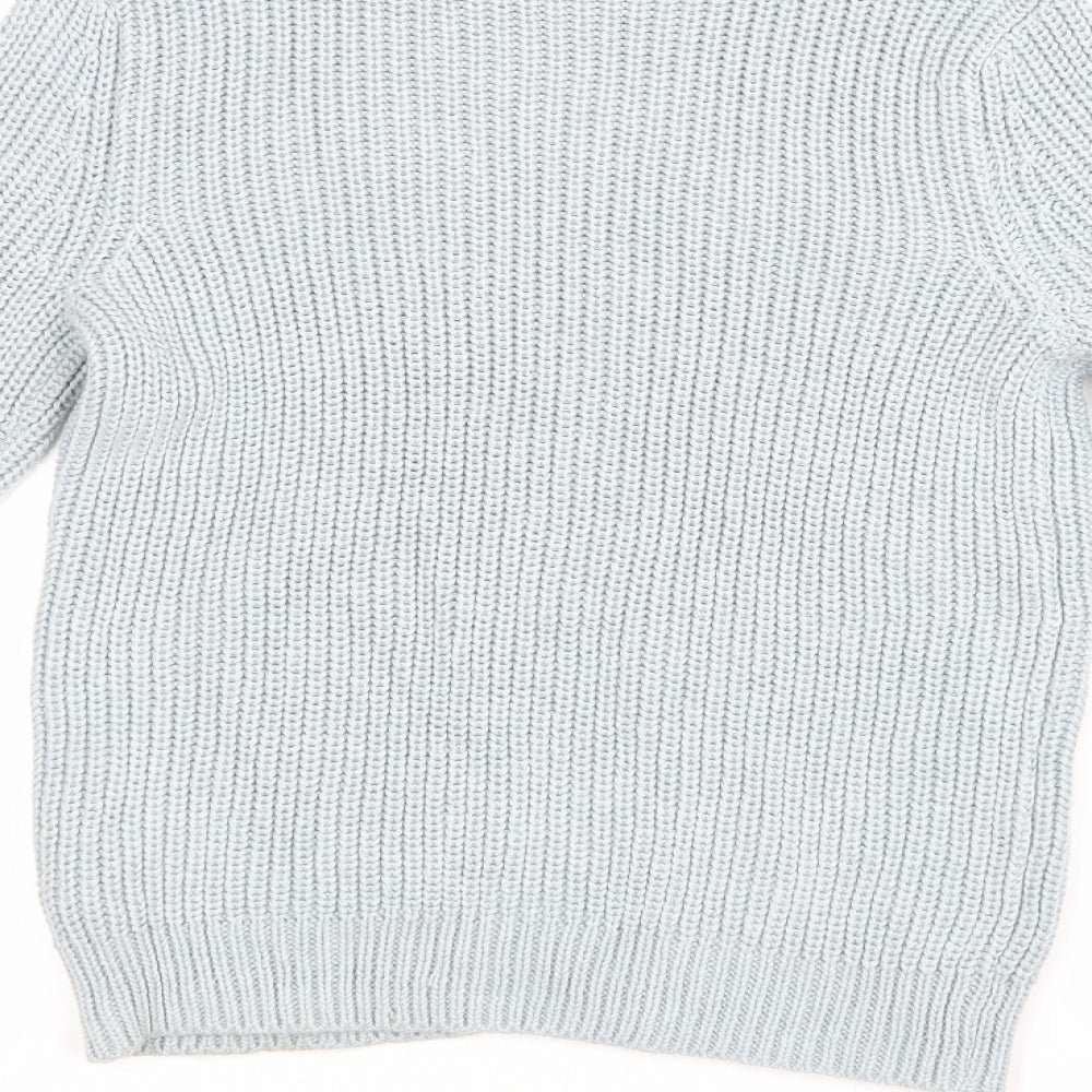 H&M Womens Blue  Knit Pullover Jumper Size XS