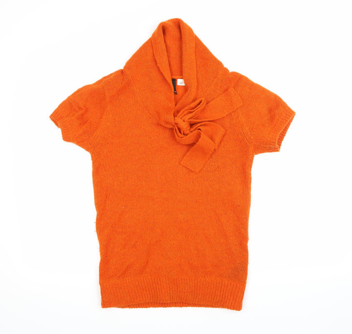 H&M Womens Orange   Pullover Jumper Size 10