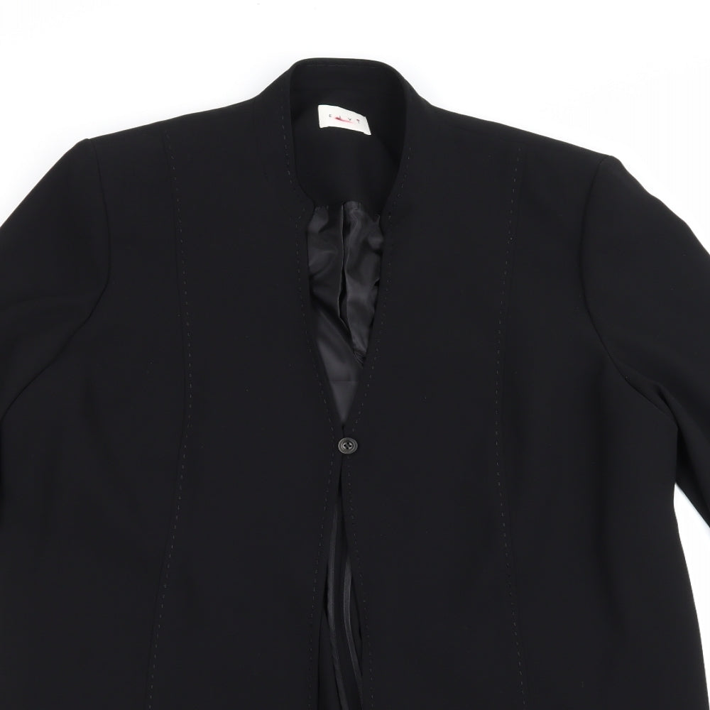 ELVI Womens Black   Jacket  Size 18