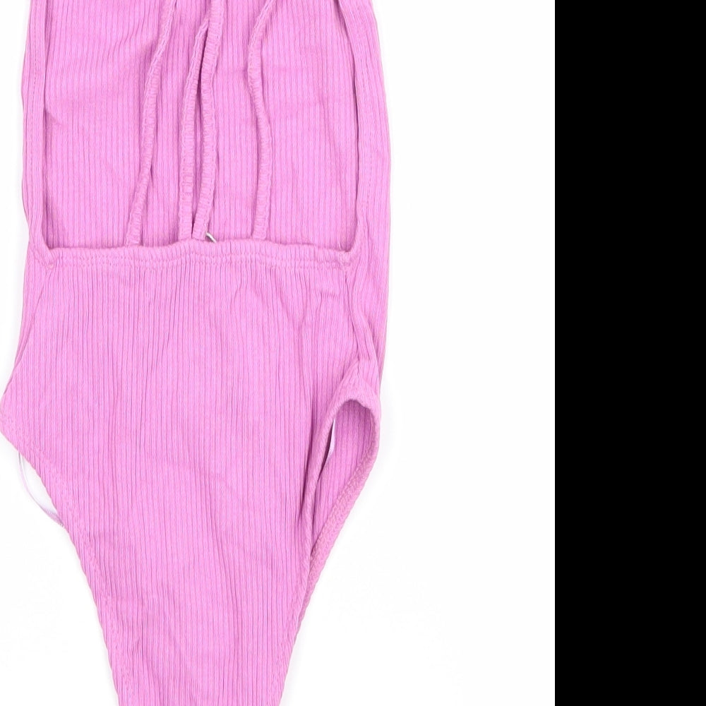 Zara Womens Purple   Basic Tank Size S  - Body suit