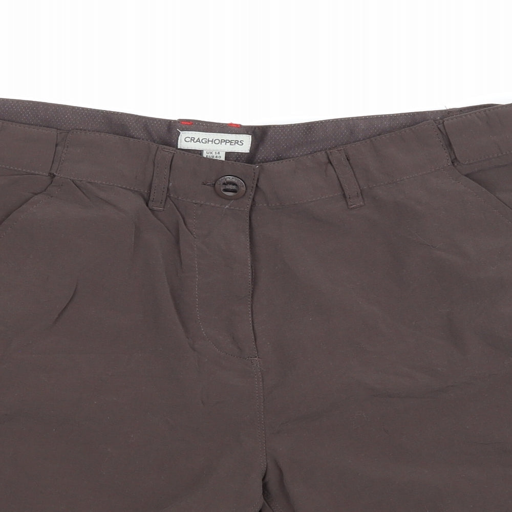 Craghoppers Womens Brown   Cargo Shorts Size 14