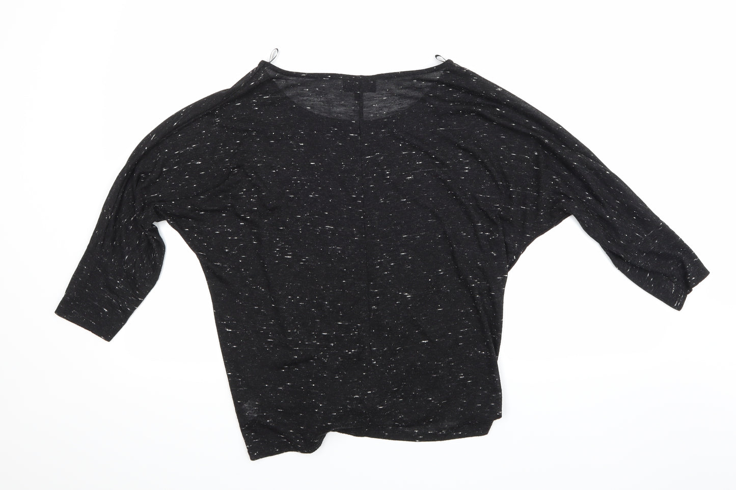 Warehouse Womens Black   Basic T-Shirt Size 12