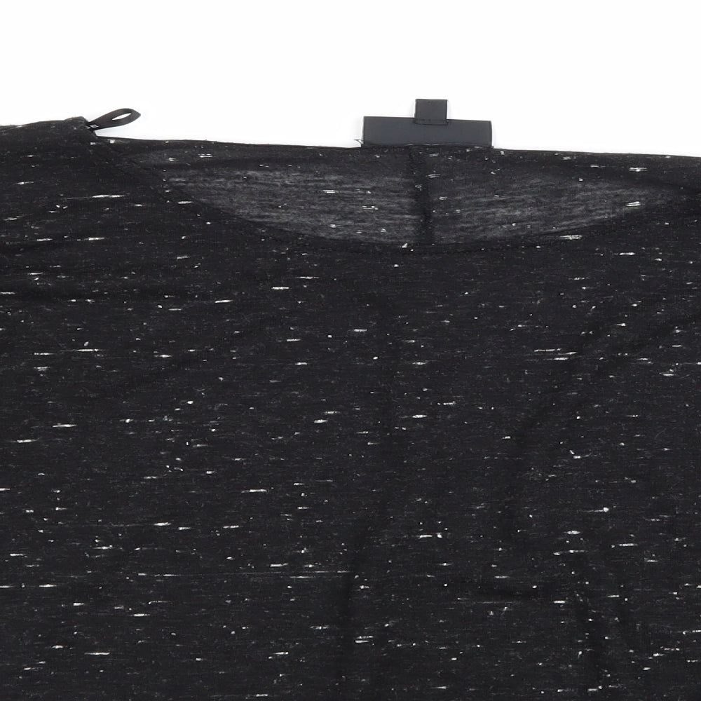 Warehouse Womens Black   Basic T-Shirt Size 12