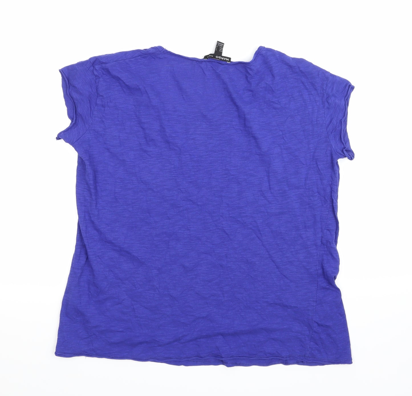 Mango Womens Blue   Basic T-Shirt Size S