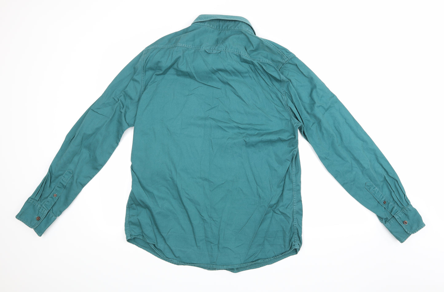 CR Mens Blue    Button-Up Size L
