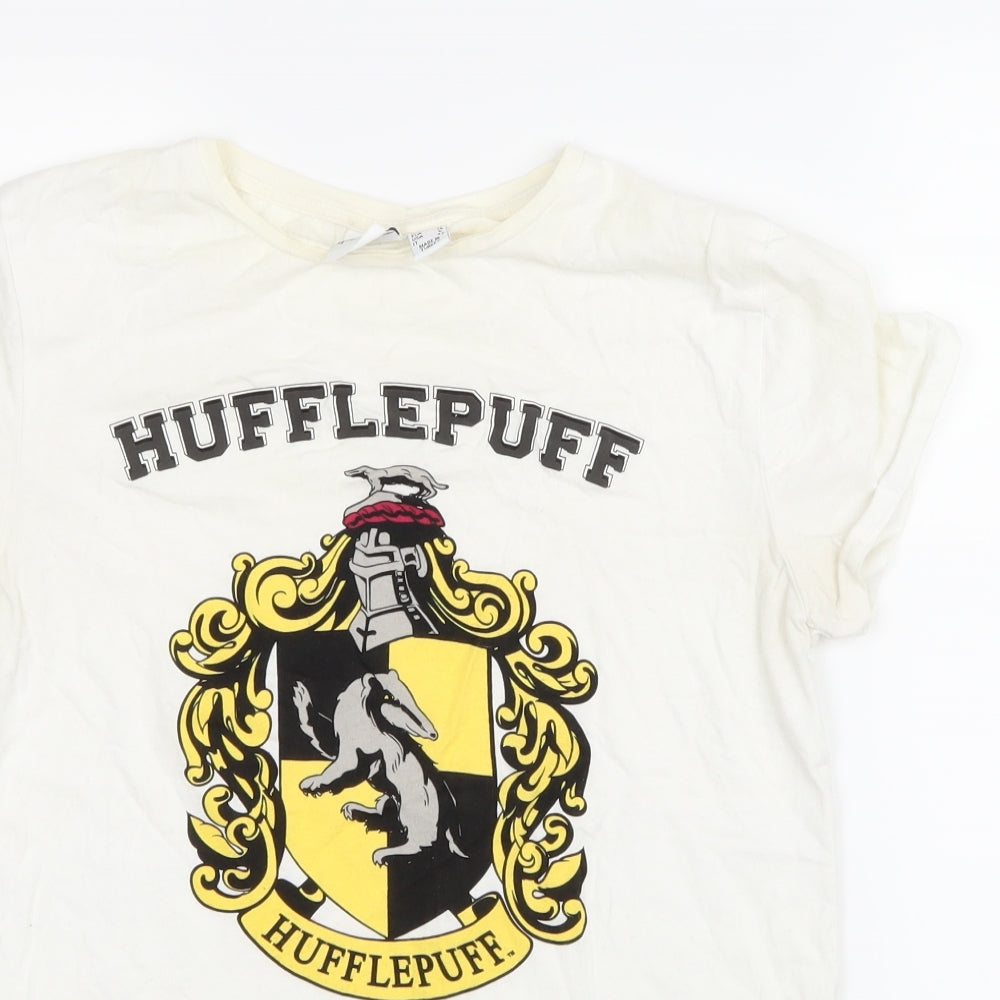 Harry Potter Womens White   Basic T-Shirt Size 10