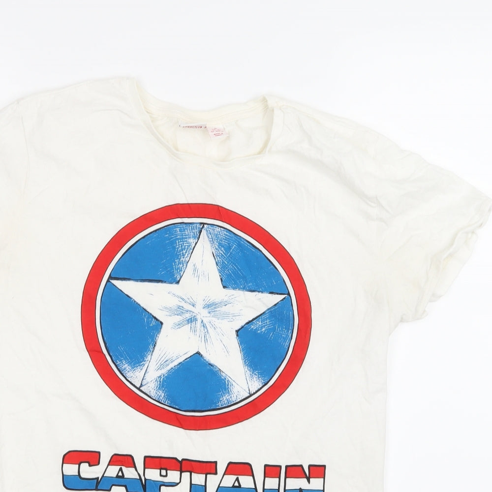 Cedarwood State Mens White    T-Shirt Size M