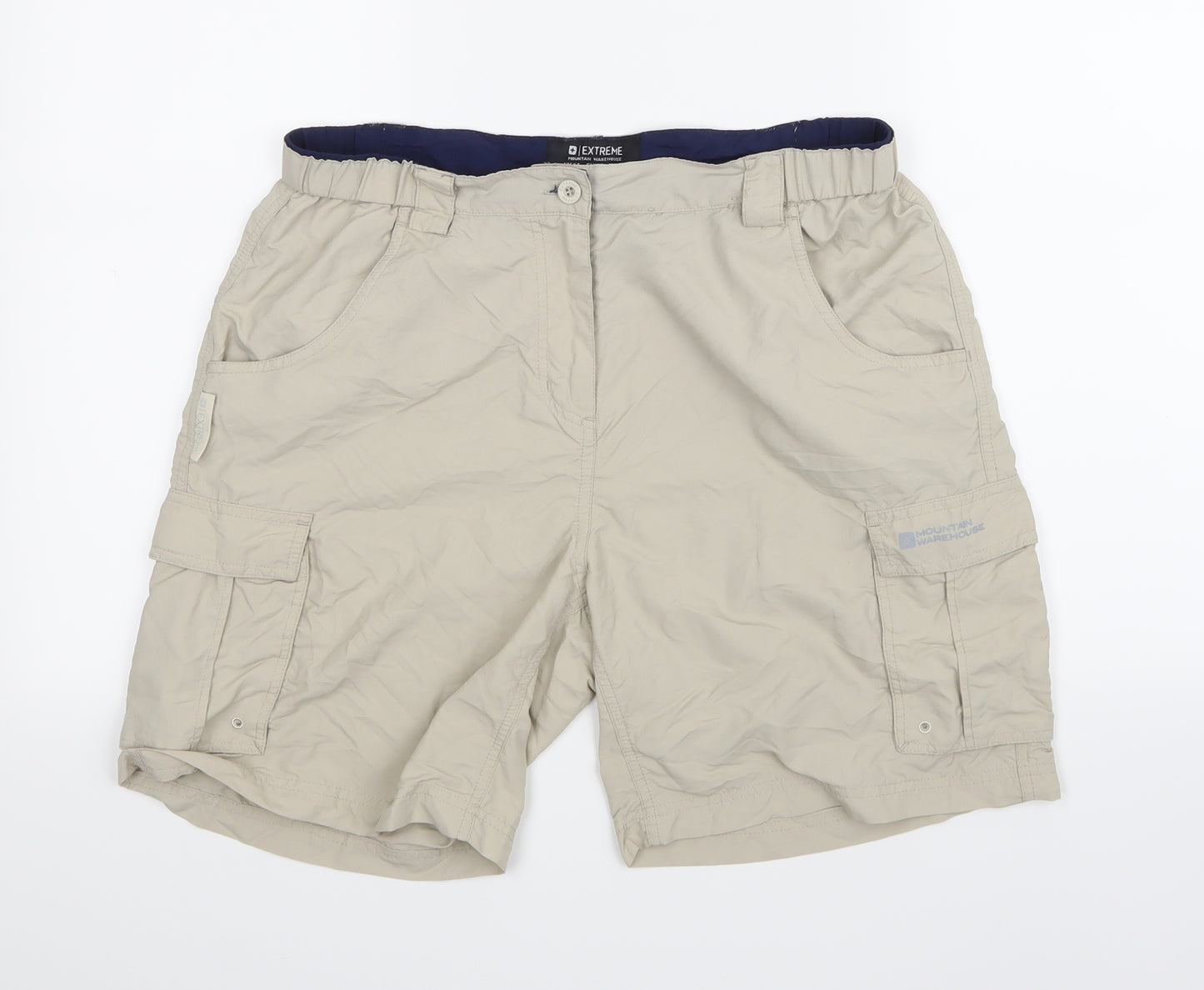 Mountain Warehouse Womens Beige   Chino Shorts Size 14