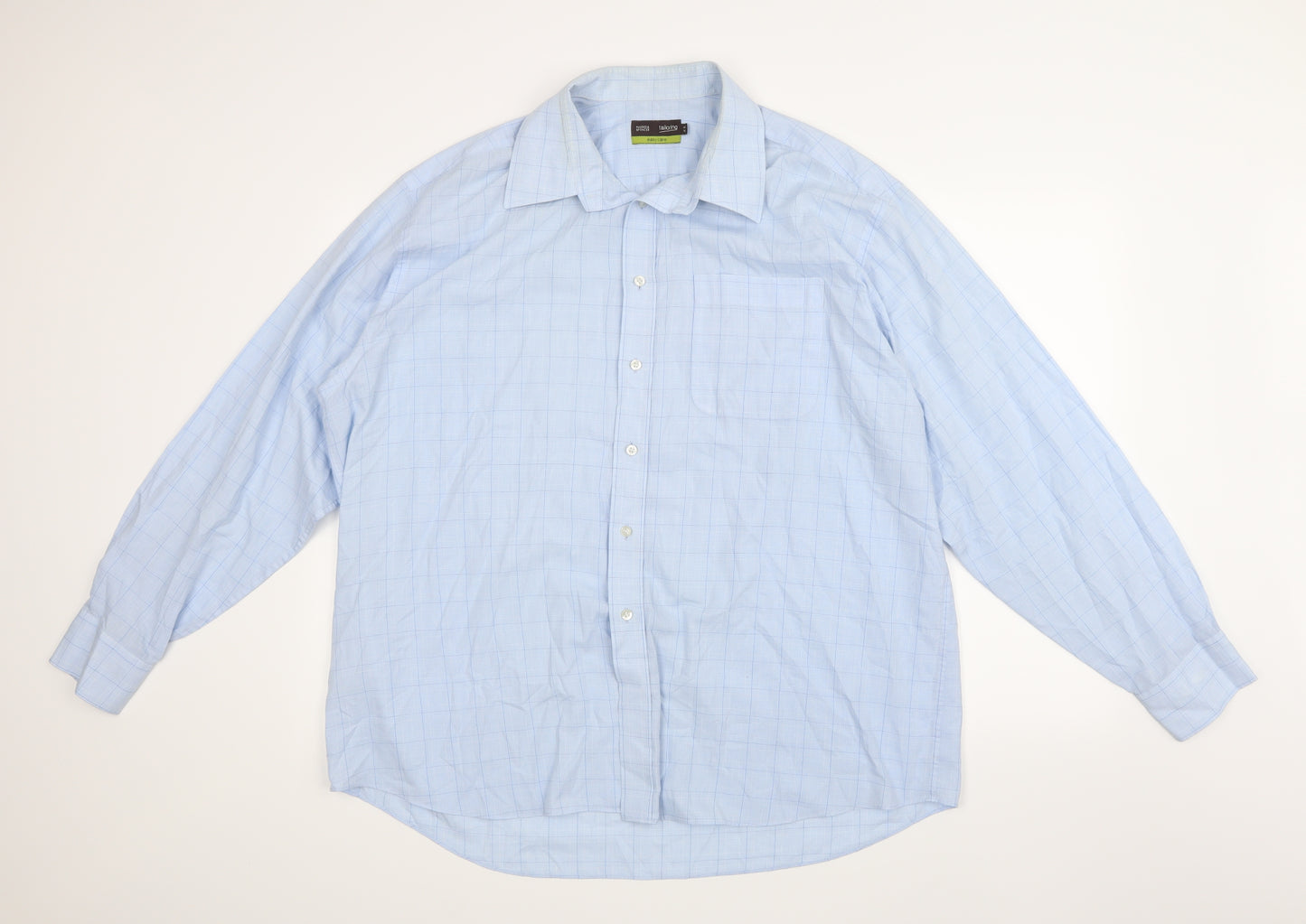 Marks and Spencer Mens Blue    Dress Shirt Size 46