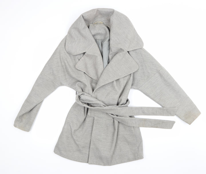 Noisy may Womens Grey Jacket Coat Size S
