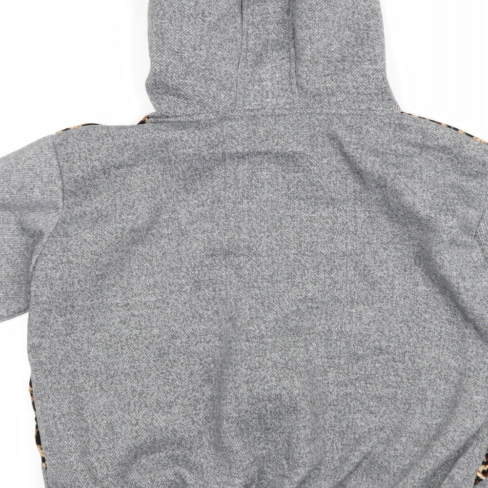 DCZ Womens Grey   Full Zip Hoodie Size L