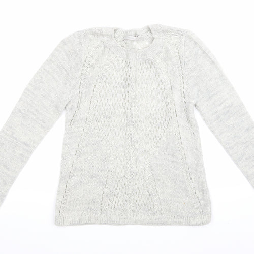 George Womens Grey  Knit Pullover Jumper Size 8