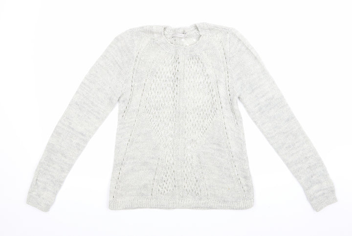 George Womens Grey Knit Pullover Jumper Size 8