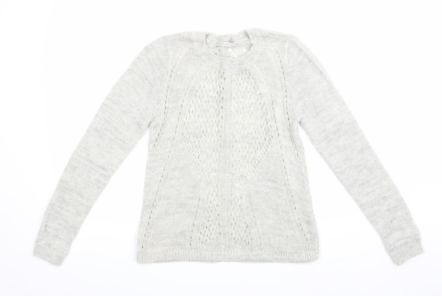 George Womens Grey  Knit Pullover Jumper Size 8