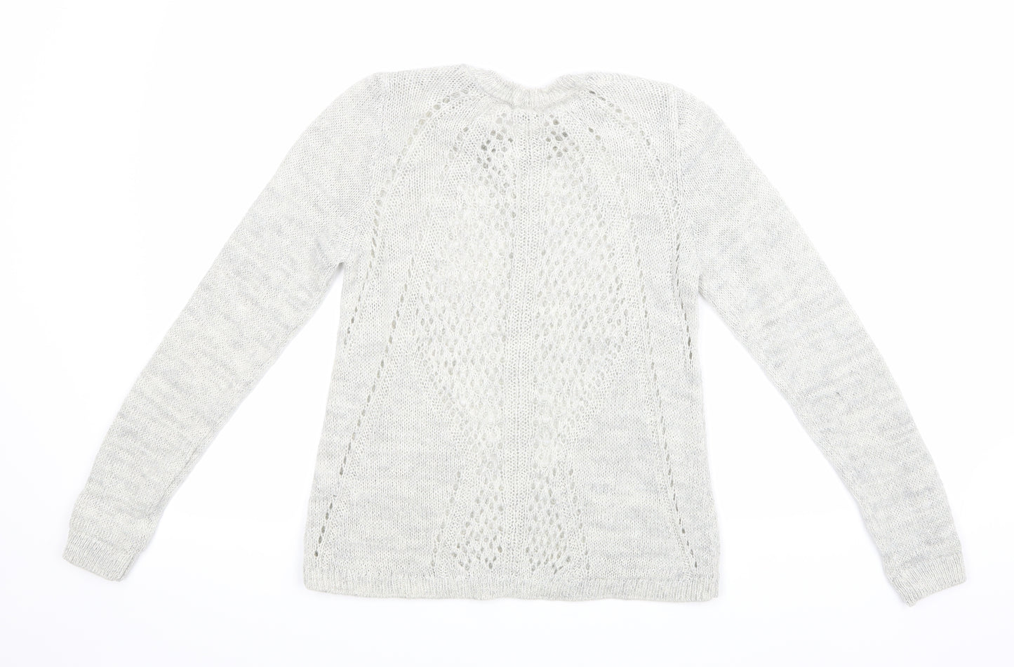 George Womens Grey  Knit Pullover Jumper Size 8