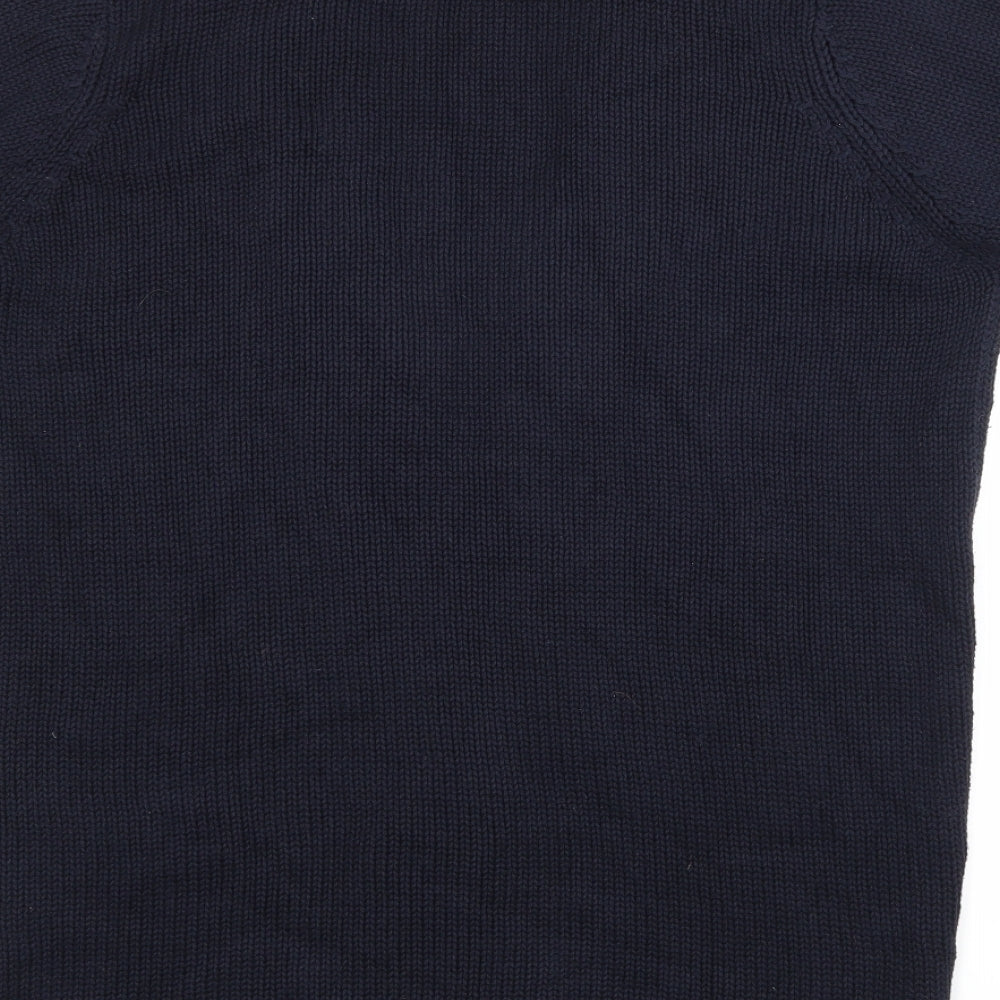 Isle Womens Blue  Knit Cardigan Jumper Size M