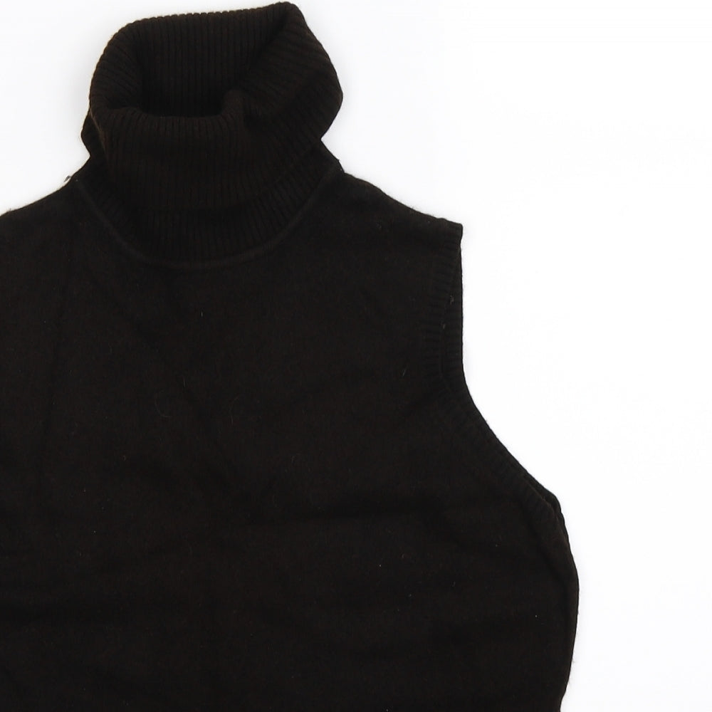 Enzo Montenni Womens Black  Knit Pullover Jumper Size XL