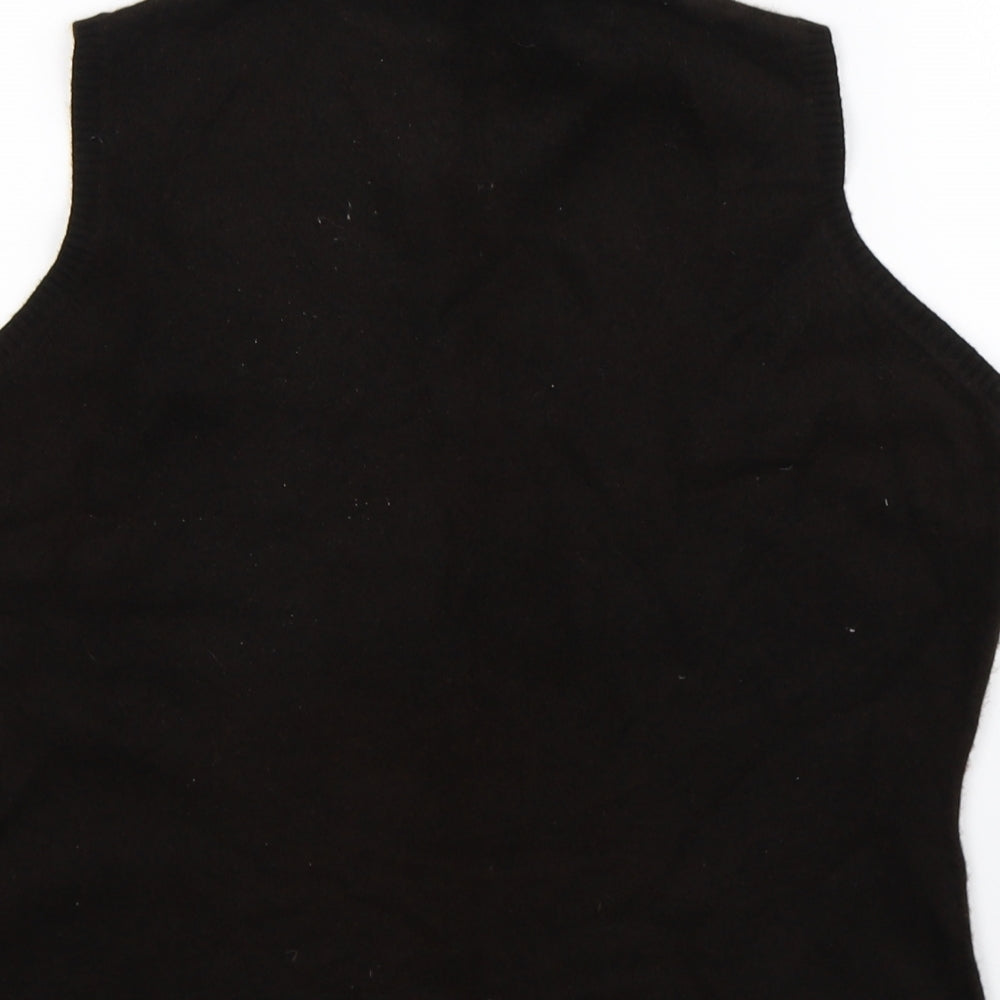 Enzo Montenni Womens Black  Knit Pullover Jumper Size XL