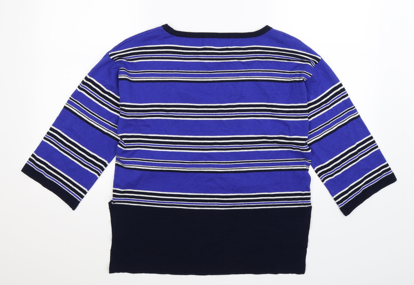 NEXT Womens Multicoloured Striped Knit Pullover Jumper Size 6