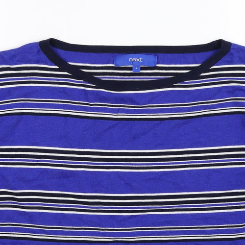 NEXT Womens Multicoloured Striped Knit Pullover Jumper Size 6