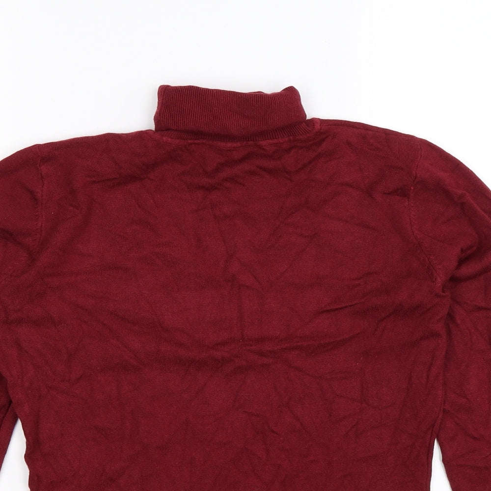 Abollria Womens Brown  Knit Pullover Jumper Size L