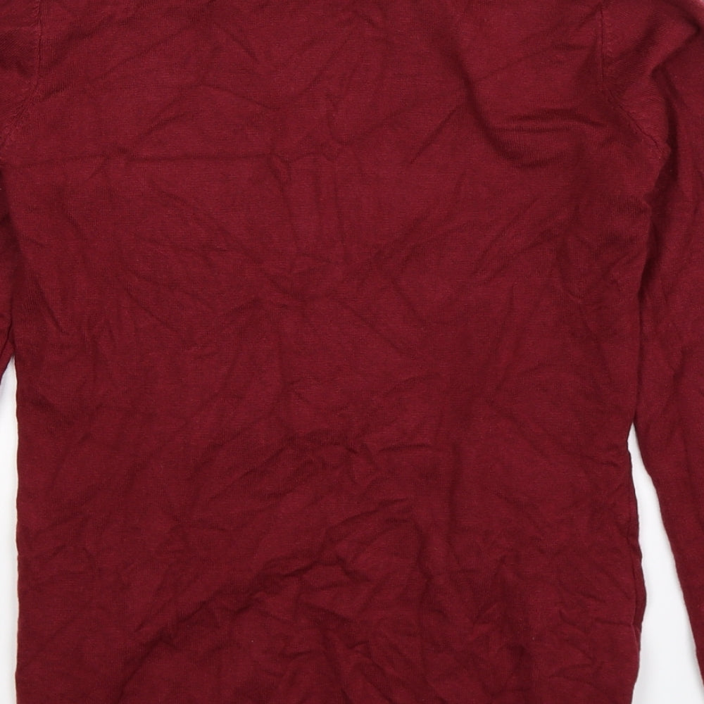 Abollria Womens Brown  Knit Pullover Jumper Size L