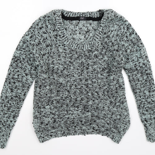F&F Womens Green  Knit Pullover Jumper Size 6