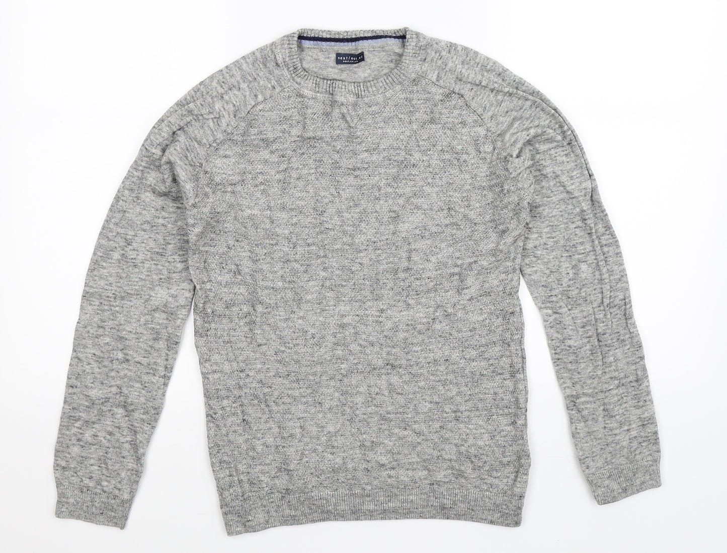 NEXT Boys Grey  Knit Pullover Jumper Size 11 Years