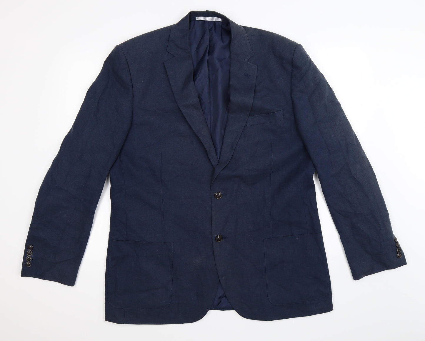 Marks and Spencer Mens Blue   Jacket Suit Jacket Size 44