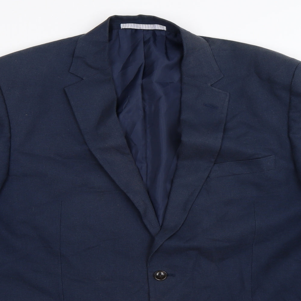 Marks and Spencer Mens Blue   Jacket Suit Jacket Size 44