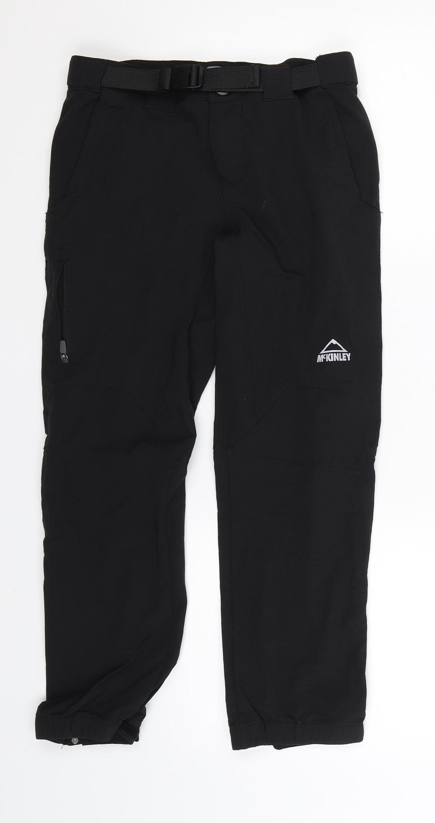 McKINLEY Boys Black   Jogger Trousers Size 10 Years
