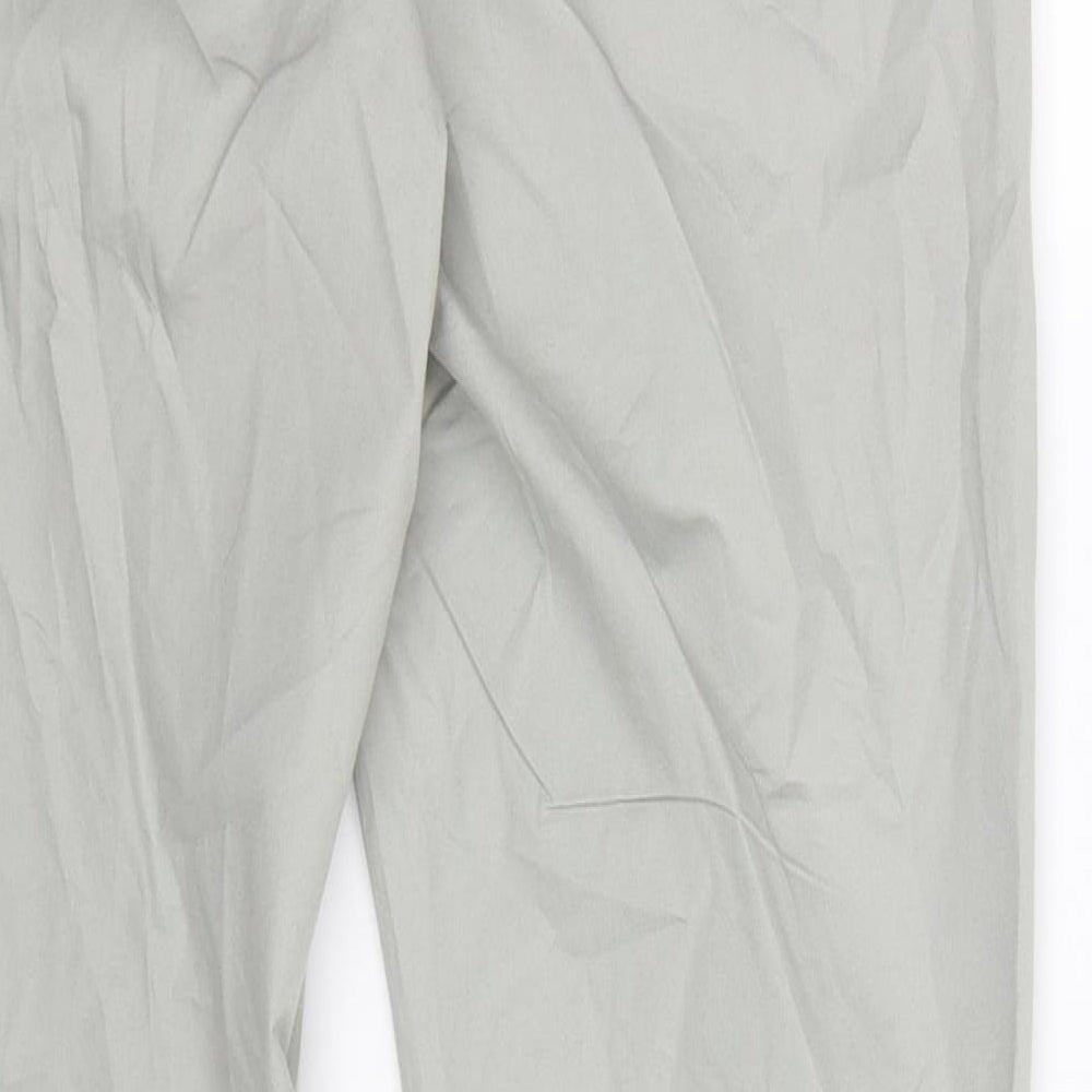 NEXT Womens Grey   Chino Trousers Size 10 L30 in