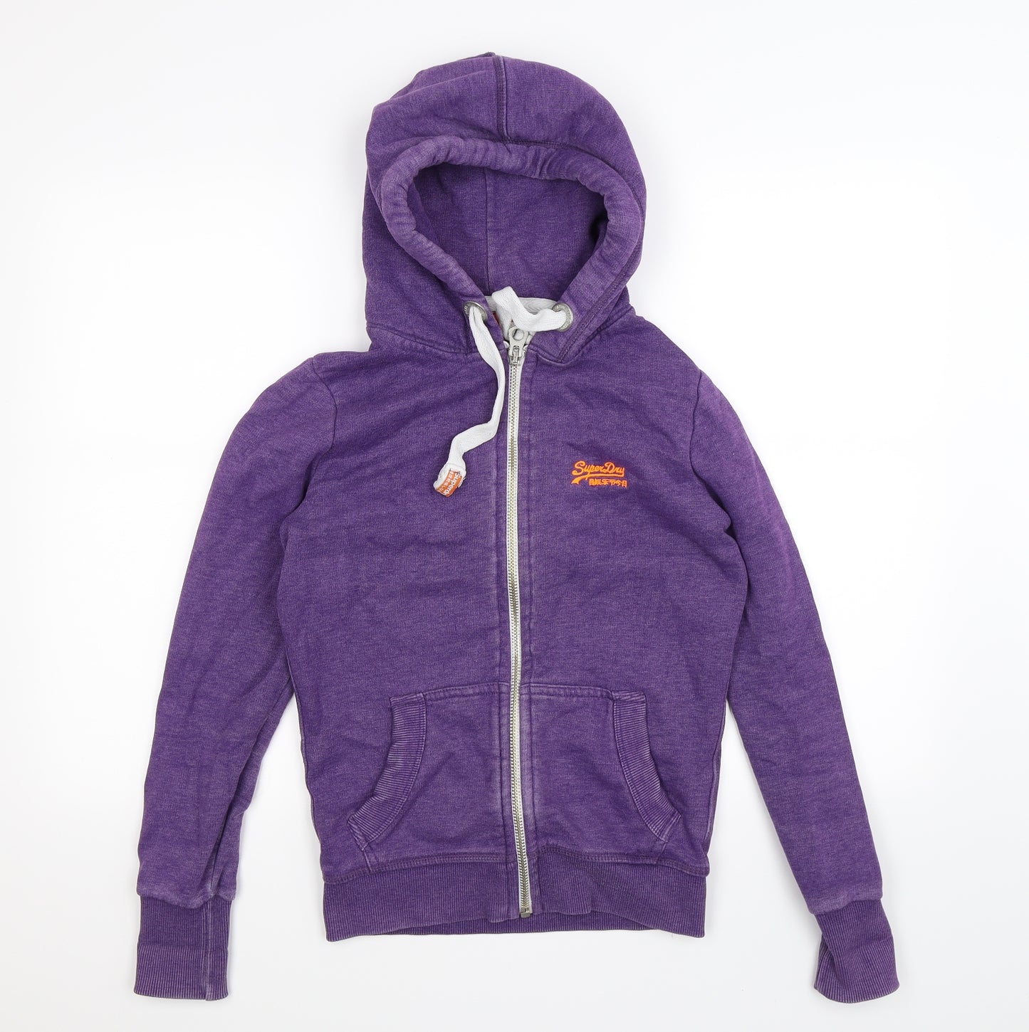 Superdry Womens Purple   Full Zip Hoodie Size S