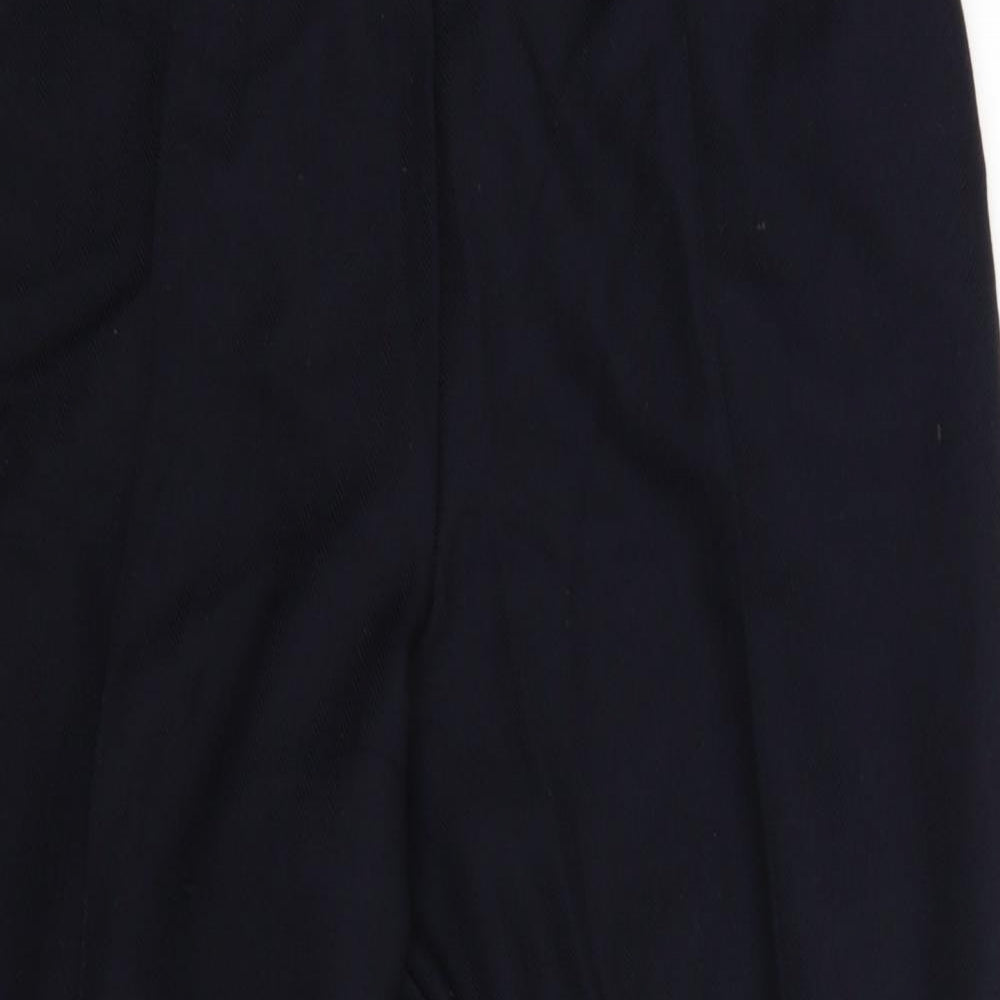 Marks and Spencer Womens Blue   Cropped Trousers Size 18 L23 in