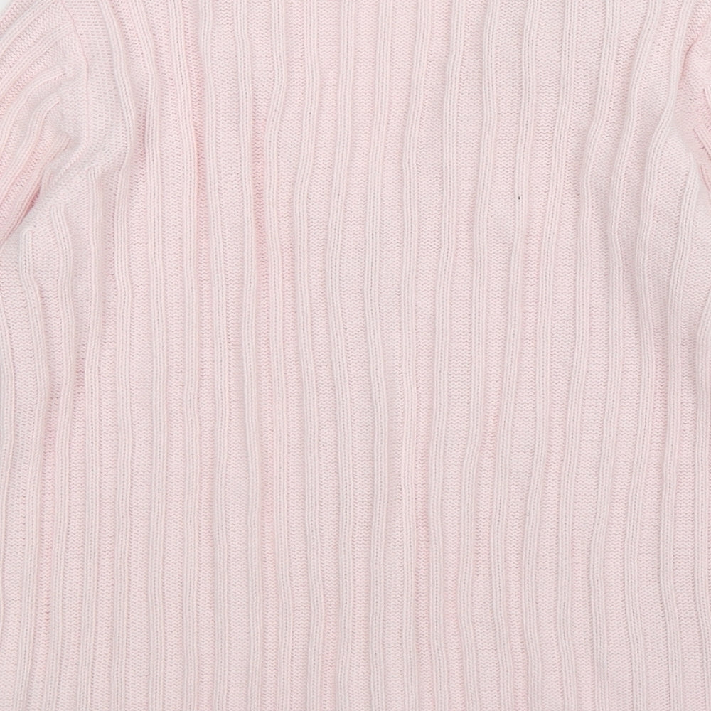 Jumper Womens Pink  Knit Cardigan Jumper Size S