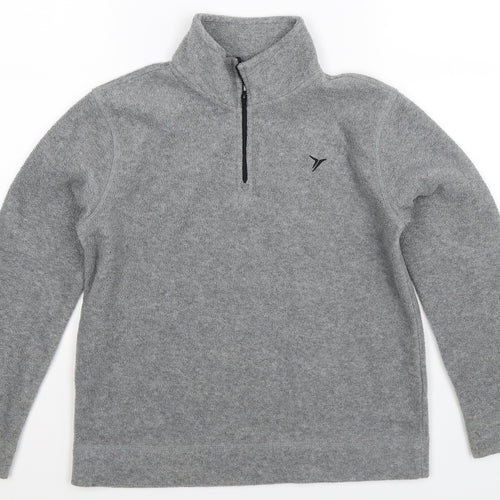 Old Navy Womens Grey  Fleece Jacket  Size 8