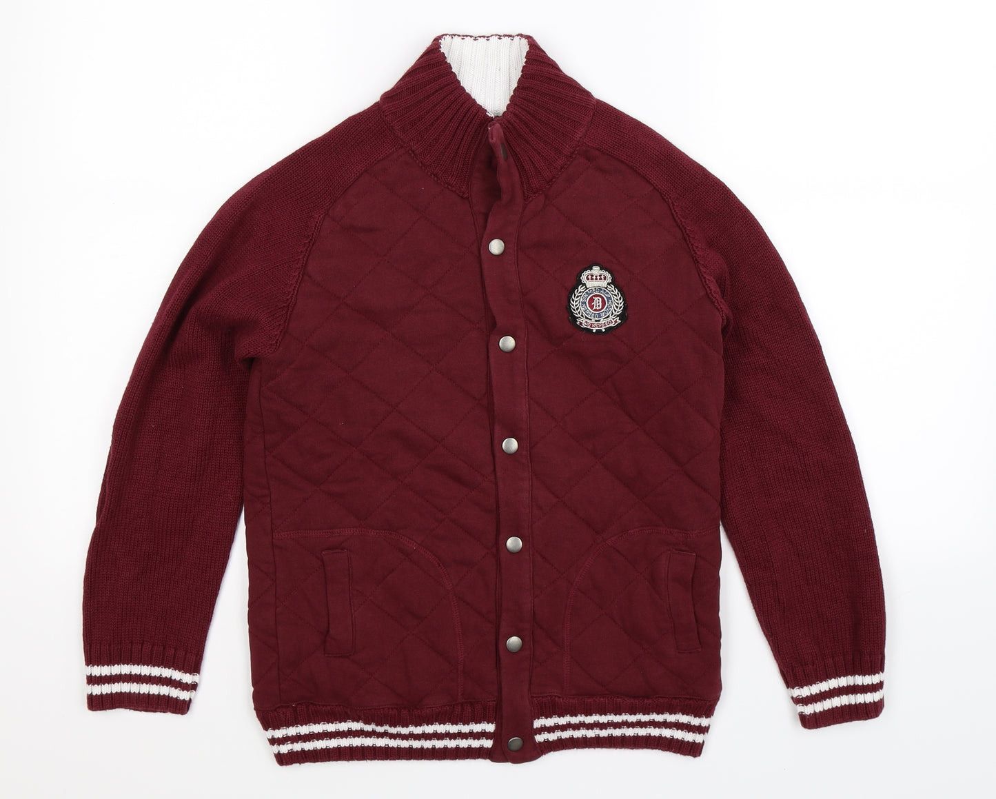 Marks and Spencer Boys Brown   Cardigan Jumper Size 11-12 Years