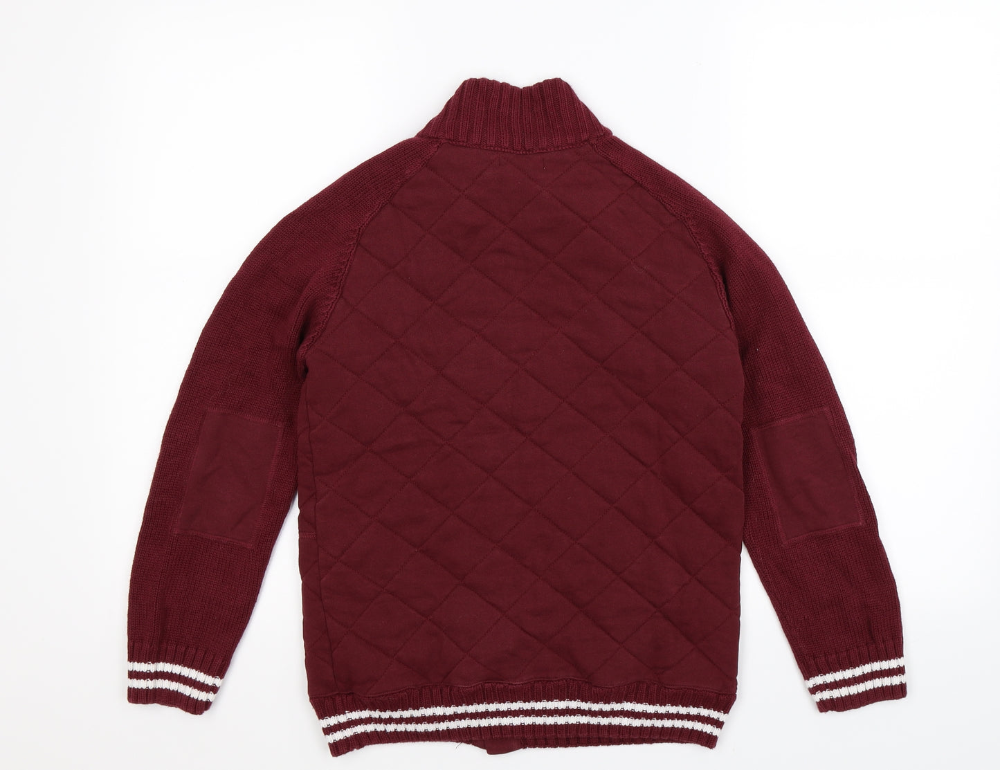 Marks and Spencer Boys Brown   Cardigan Jumper Size 11-12 Years