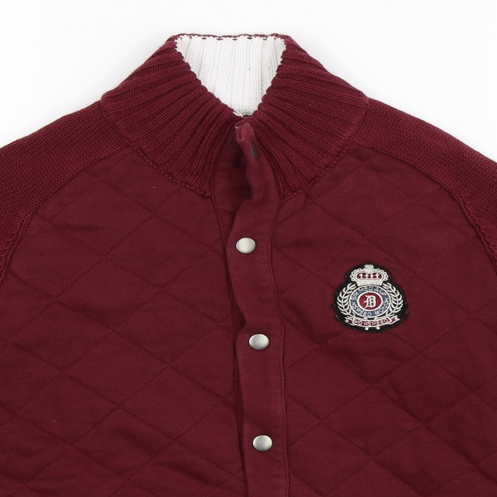 Marks and Spencer Boys Brown   Cardigan Jumper Size 11-12 Years