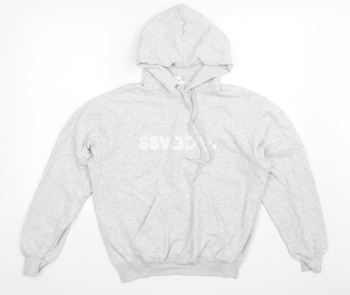 Fruit of the Loom Mens Grey   Pullover Hoodie Size M