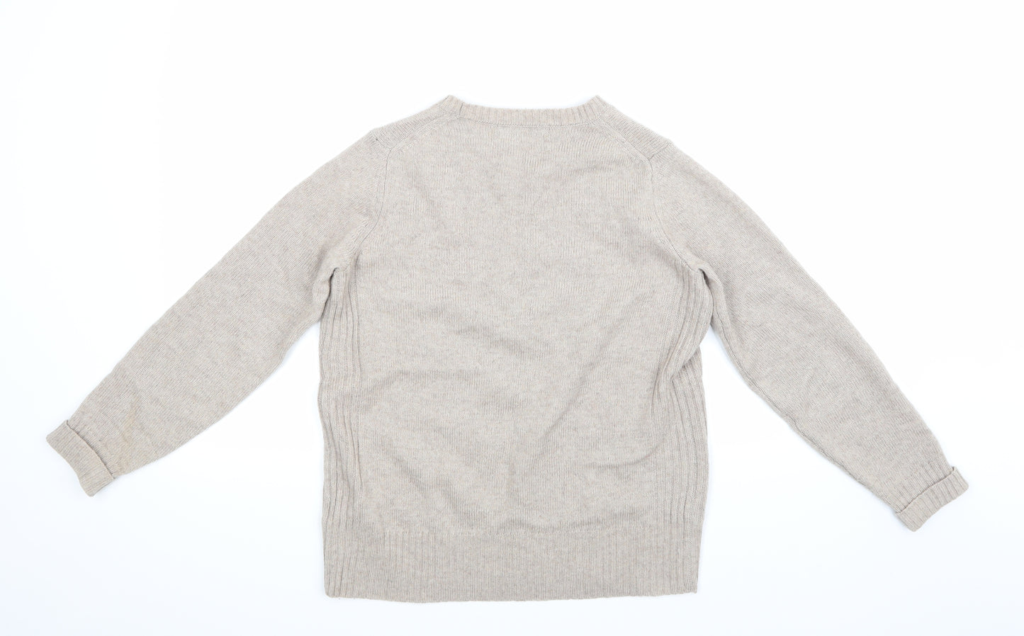 Marks and Spencer Womens Beige   Pullover Jumper Size 10