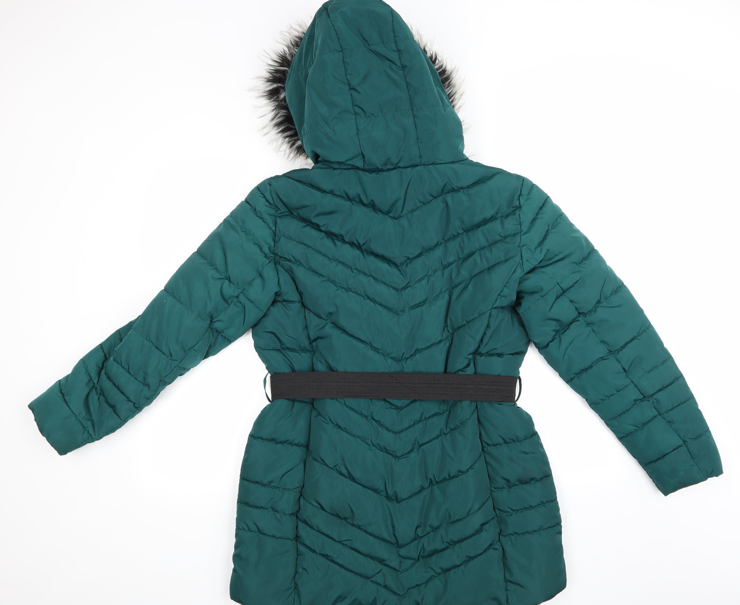 B.YOU Womens Green   Parka Jacket Size 16