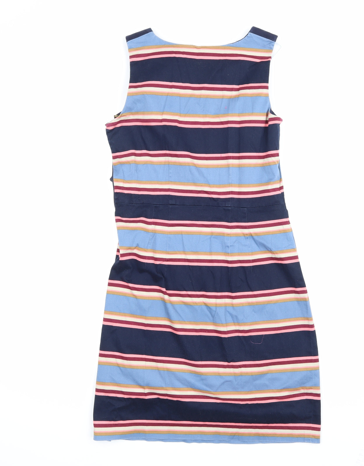 Tommy Hilfiger Womens Blue Striped  Skater Dress  Size 4