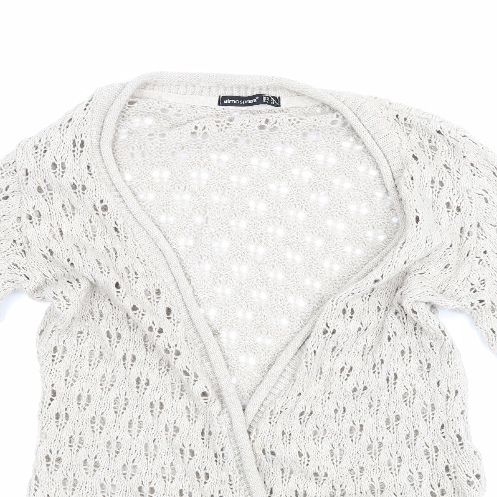 Atmosphere Womens Beige   Cardigan Jumper Size 20