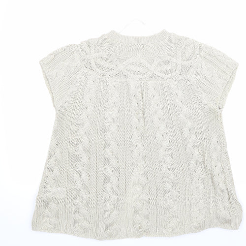 Atmosphere Womens Beige   Cape Jumper Size 14
