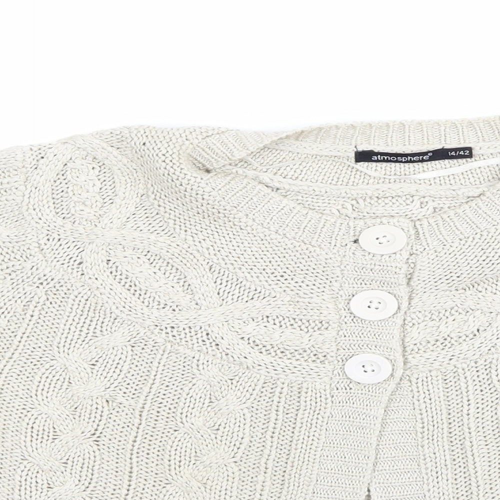 Atmosphere Womens Beige   Cape Jumper Size 14