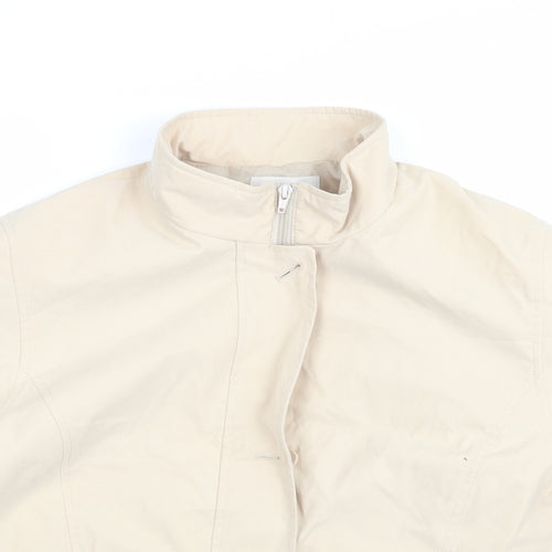 Marks and Spencer Womens Beige   Overcoat Jacket Size 16